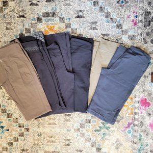 6 Pair BUNDLE Athleta Womens Yoga Pants Leggings- Small Tall. Multiple Colors!
